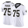 Odoa NO.Saints #75 Taliese Fuaga Player White Limited Vapor F.U.S.E. Home Game Stitched Jerseys