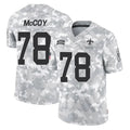 Odoa NO.Saints #78 Erik McCoy Player Arctic Camo Salute To Service Limited Game Stitched Jerseys