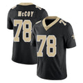 Odoa NO.Saints #78 Erik McCoy Player Black Limited Vapor Untouchable Home Game Stitched Jerseys