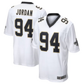 Odoa NO.Saints #94 Cameron Jordan White Game Stitched American Stitched Jerseys
