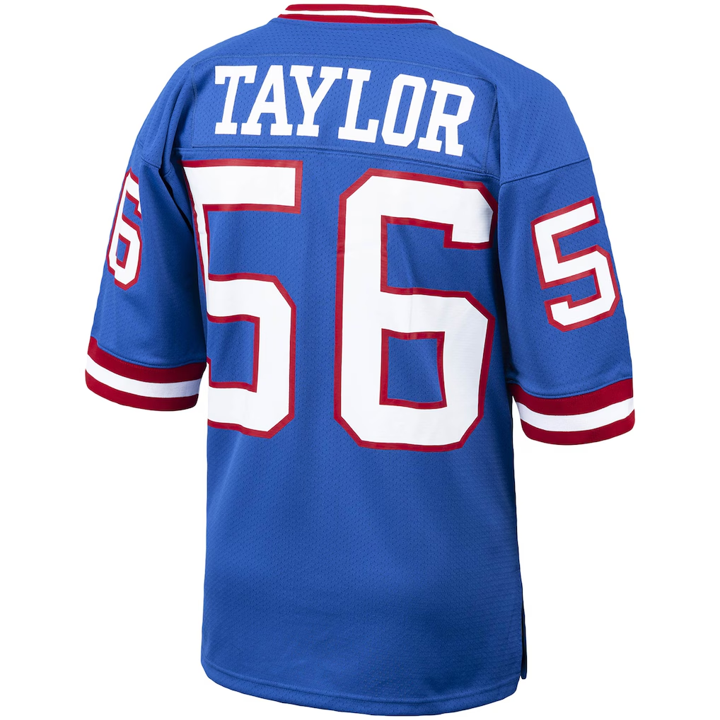 Odoa NY.Giants 1986 #56 Lawrence Taylor Mitchell & Ness Royal Authentic Throwback Retired Player Jersey Stitched Puhic Jersey