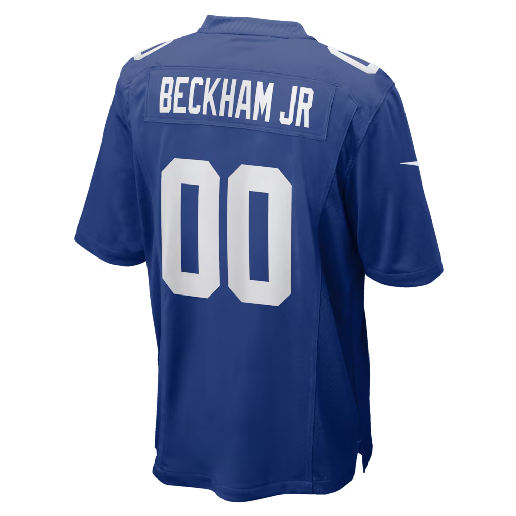 Odoa NY.Giants #00 Odell Beckham Jr. Royal Team Game Stitched Jerseys