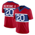 Odoa NY.Giants #20 Greg Newsome II Player Red Century Vapor F.U.S.E. Home Game Stitched Jerseys