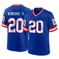 Odoa NY.Giants #20 Greg Newsome II Player Royal Classic Home Game Stitched Jerseys