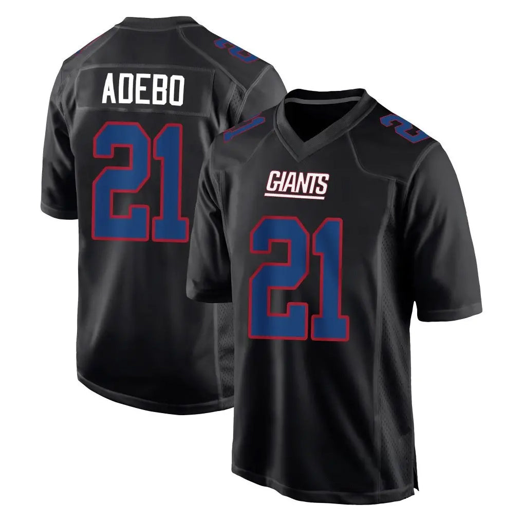 Odoa NY.Giants #21 Paulson Adebo Player Carbon Fashion Limited Home Game Stitched Jerseys