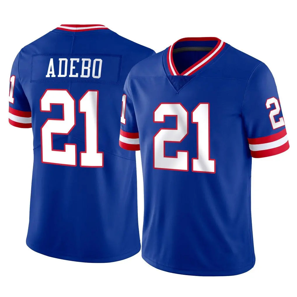 Odoa NY.Giants #21 Paulson Adebo Player Royal Classic Vapor Home Game Stitched Jerseys