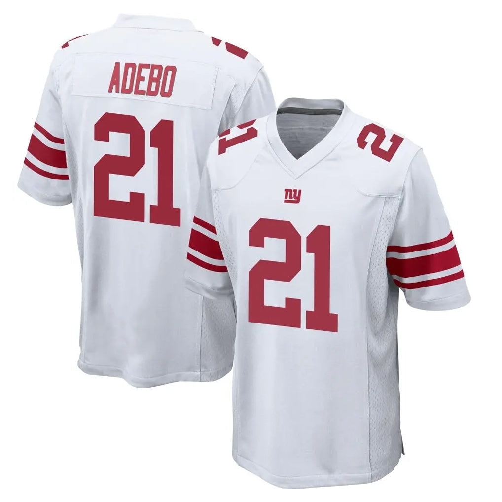 Odoa NY.Giants #21 Paulson Adebo Player White Home Game Stitched Jerseys