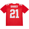 Odoa NY.Giants #21 Tiki Barber Mitchell & Ness Red 2004 Legacy Replica Stitched Puhic Jersey