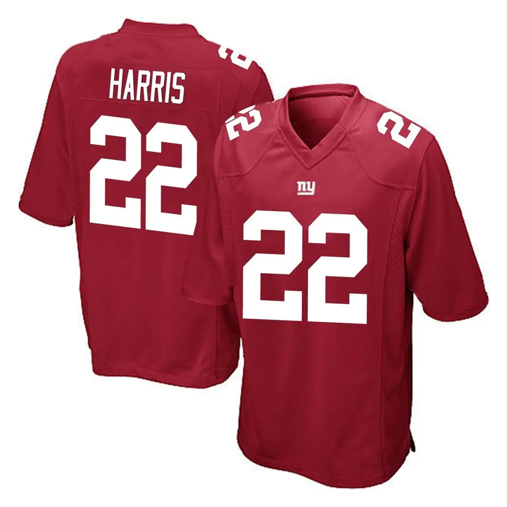 Odoa NY.Giants #22 Najee Harris Player Red Home Game Stitched Jerseys