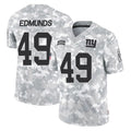 Odoa NY.Giants #49 Tremaine Edmunds Player Arctic Camo Salute To Service Limited Game Stitched Jerseys