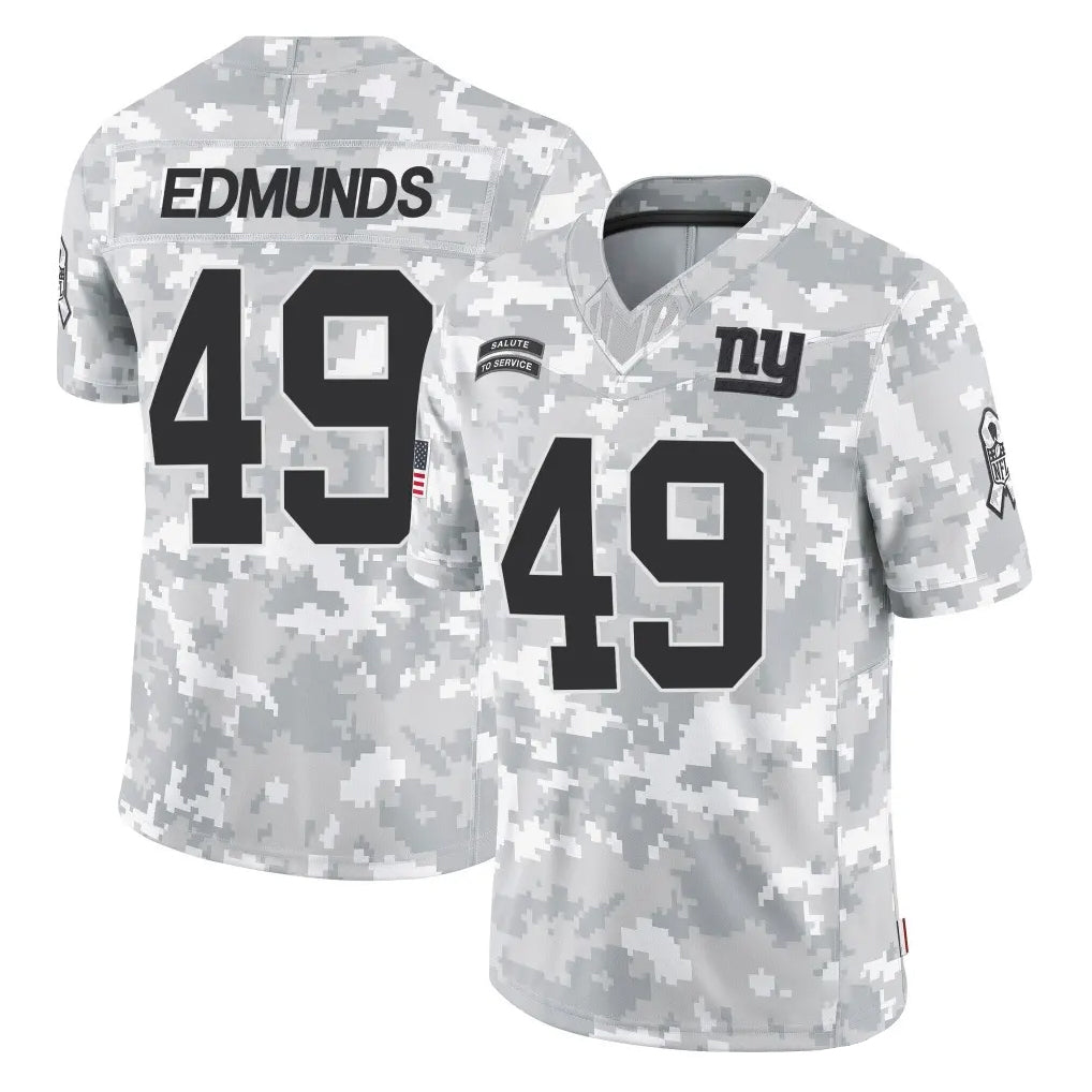 Odoa NY.Giants #49 Tremaine Edmunds Player Arctic Camo Salute To Service Limited Game Stitched Jerseys