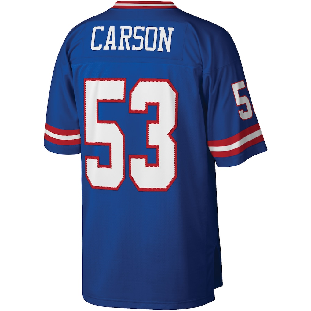 Odoa NY.Giants #53 Harry Carson Mitchell & Ness Royal Legacy Replica Jersey