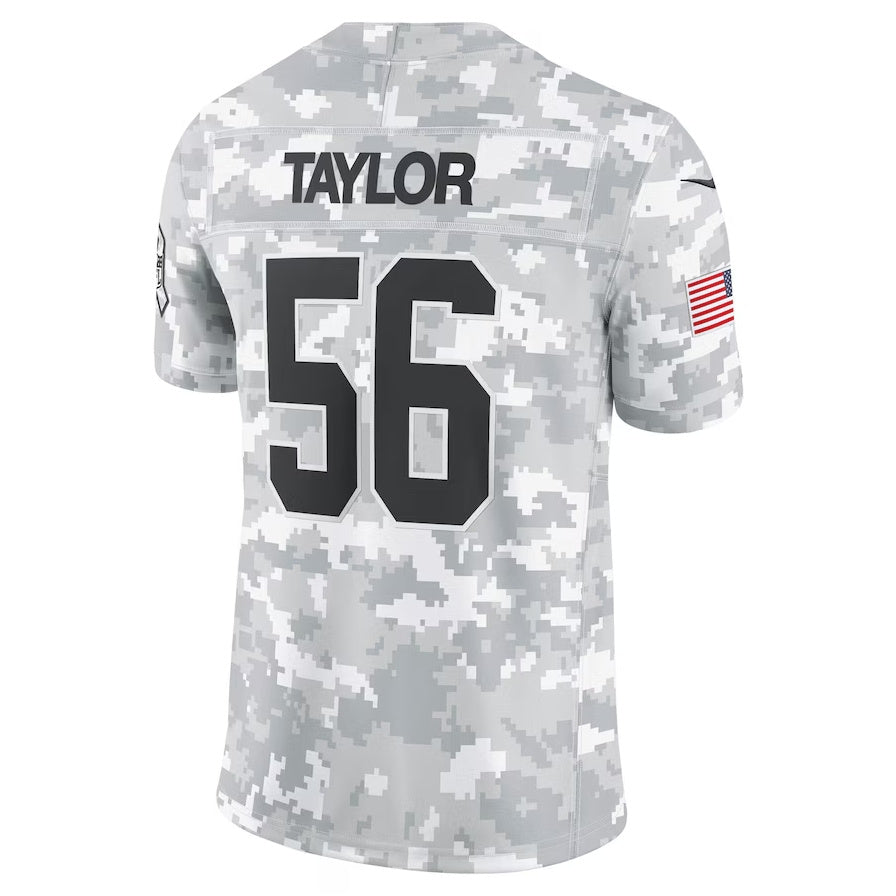 Odoa NY.Giants #56 Lawrence Taylor Arctic Camo 2024 Salute to Service Retired Player Limited Stitched Jerseys