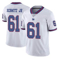 Odoa NY.Giants #61 John Michael Schmitz Jr. Player White Color Rush Home Game Stitched Jerseys