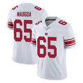 Odoa NY.Giants #65 Francis Mauigoa Player White Limited Vapor Untouchable Home Game Stitched Jerseys