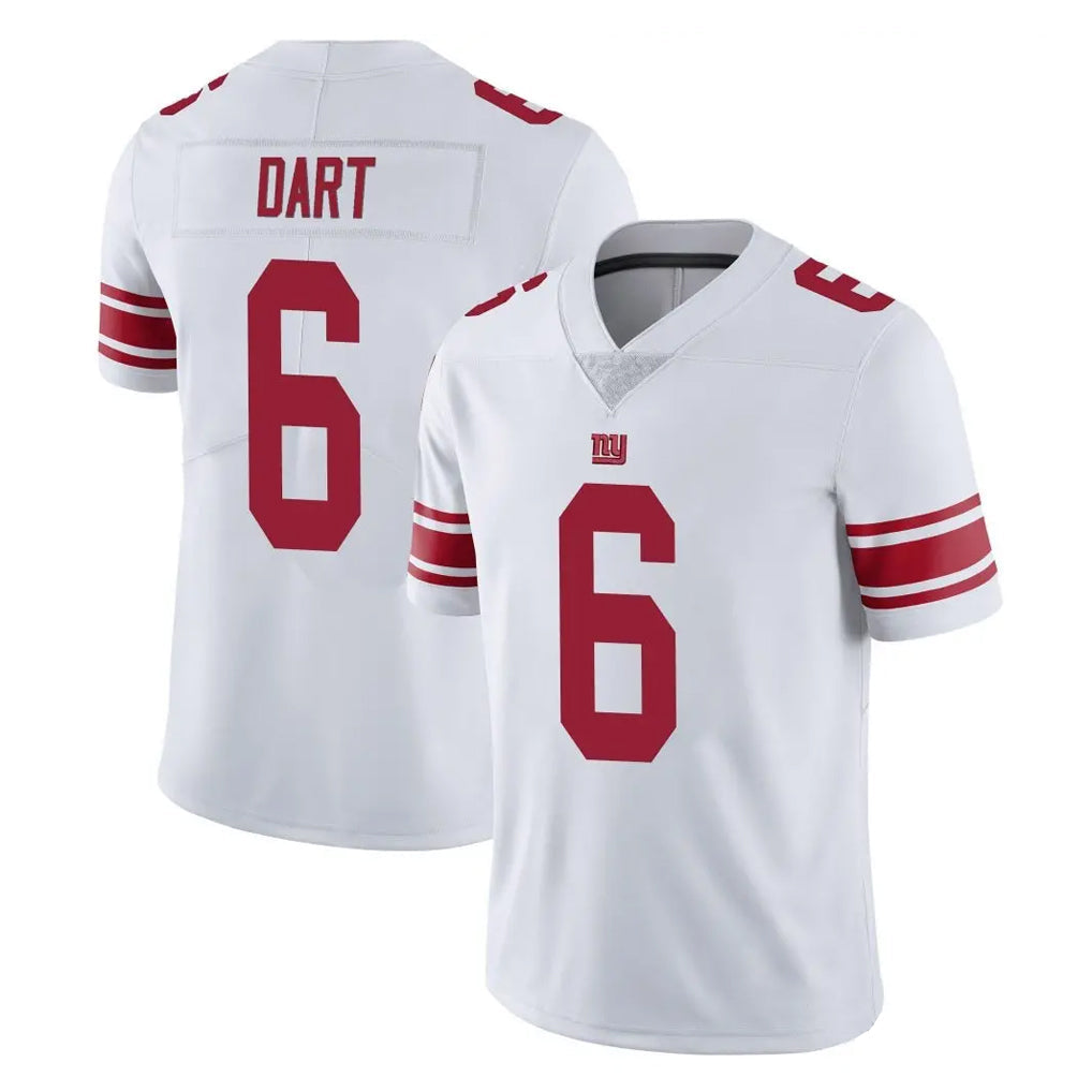 Odoa NY.Giants #6 Jaxson Dart Player White Limited Vapor Untouchable Home Game Stitched Jerseys