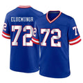 Odoa NY.Giants #72 Jermaine Eluemunor Player Royal Classic Home Game Stitched Jerseys