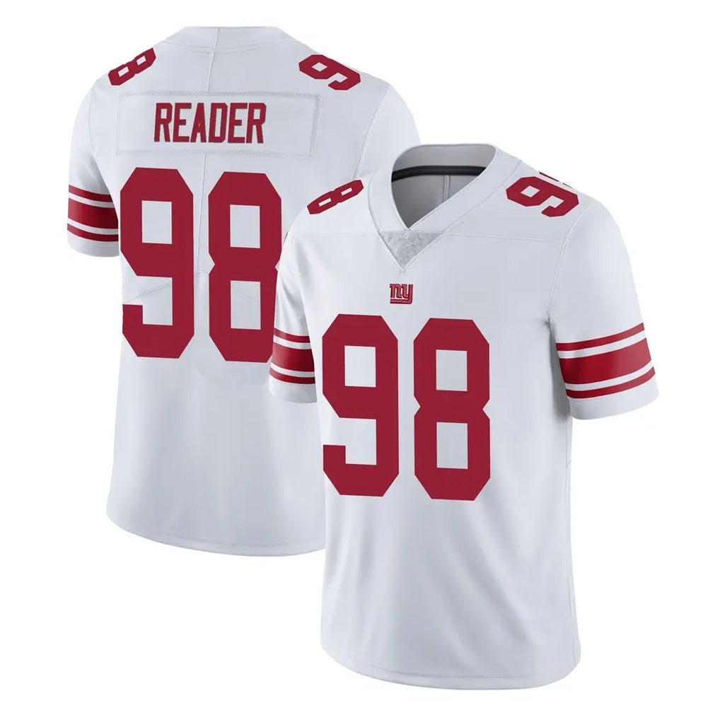 Odoa NY.Giants #98 DJ Reader Player White Limited Vapor Untouchable Home Game Stitched Jerseys