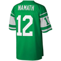 Odoa NY.Jets #12 Joe Namath Mitchell & Ness Kelly Green Legacy Replica Stitched Puhic Jersey
