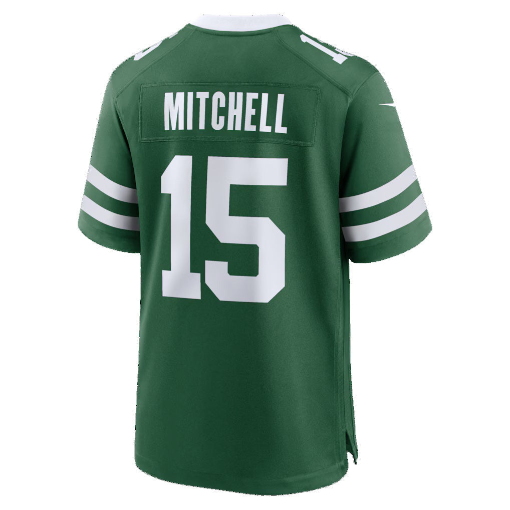 Odoa NY.Jets #15 Adonai Mitchell Legacy Green Team Game Jersey Stitched Jerseys