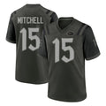 Odoa NY.Jets #15 Adonai Mitchell Player Green 2025 Rivalries Collection Home Game Stitched Jerseys