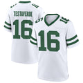 Odoa NY.Jets #16 Vinny Testaverde Player White Home Game Stitched Jerseys