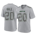 Odoa NY.Jets #20 Breece Hall Player Gray Limited Atmosphere Fashion Home Game Stitched Jerseys