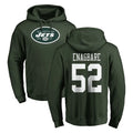 Odoa NY.Jets #52 Kingsley Enagbare Player Green LOGO Pullover Hoodies Limited Game Stitched Jerseys