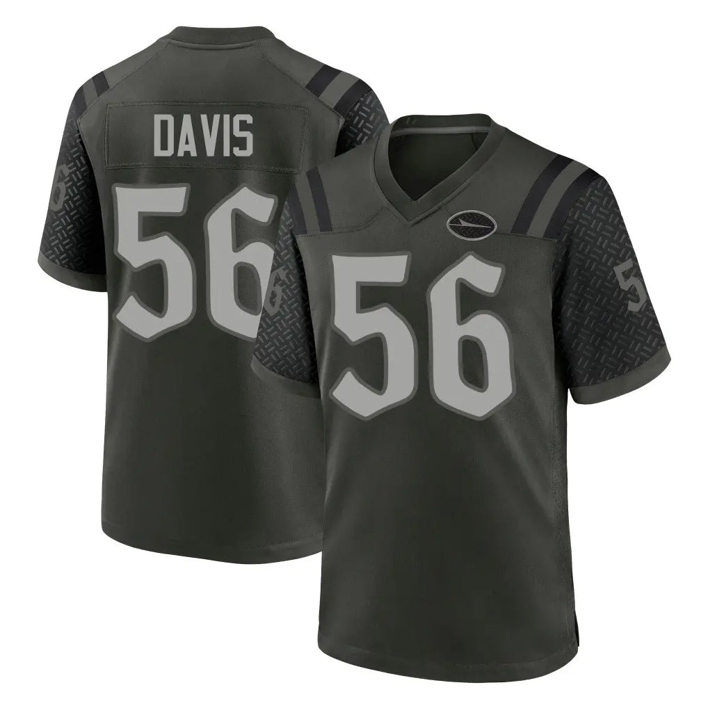 Odoa NY.Jets #56 Demario Davis Player Green 2025 Rivalries Collection Home Game Stitched Jerseys