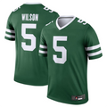 Odoa NY.Jets #5 Garrett Wilson Legacy Green Legend Jersey Stitched American Stitched Jersey