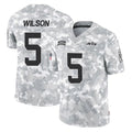 Odoa NY.Jets #5 Garrett Wilson Player Arctic Camo Salute to Service Limited Game Stitched Jerseys