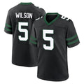 Odoa NY.Jets #5 Garrett Wilson Player Black Legacy Home Game Stitched Jerseys
