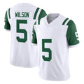 Odoa NY.Jets #5 Garrett Wilson Player White Limited Classic Vapor F.U.S.E. Home Game Stitched Jerseys