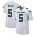 Odoa NY.Jets #5 Garrett Wilson Player White Spotlight Home Game Stitched Jerseys