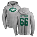 Odoa NY.Jets #66 Joe Tippmann Player Gray LOGO Pullover Hoodies Limited Game Stitched Jerseys