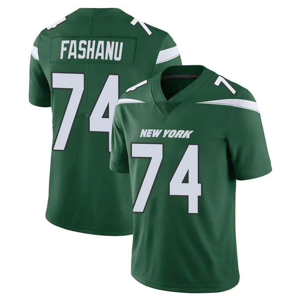 Odoa NY.Jets #74 Olu Fashanu Player Green Limited Vapor Home Game Stitched Jerseys