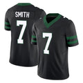 Odoa NY.Jets #7 Geno Smith Player Black Limited Legacy Vapor F.U.S.E. Home Game Stitched Jerseys