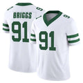 Odoa NY.Jets #91 Jowon Briggs Player White Legacy Limited Vapor F.U.S.E. Home Game Stitched Jerseys