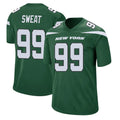 Odoa NY.Jets #99 T'Vondre Sweat Player Green Home Game Stitched Jerseys