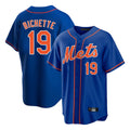 Odoa NY.Mets #19 Bo Bichette Player Royal Home Game Stitched Jerseys