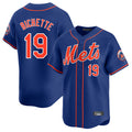 Odoa NY.Mets #19 Bo Bichette Player Royal Home Limited Stitched Jerseys