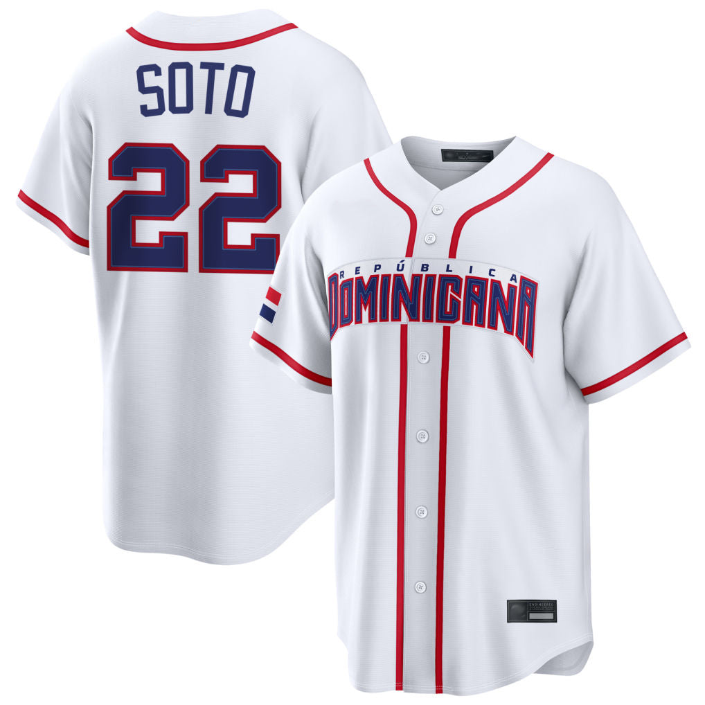 Odoa NY.Mets #22 Juan Soto Player White 2026 World Classic Home Limited Stitched Jerseys