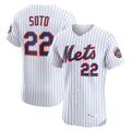 Odoa NY.Mets #22 Juan Soto Player White Home Limited Elite Stitched Jerseys