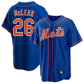 Odoa NY.Mets #26 Nolan McLean Player Royal Home Game Stitched Jerseys