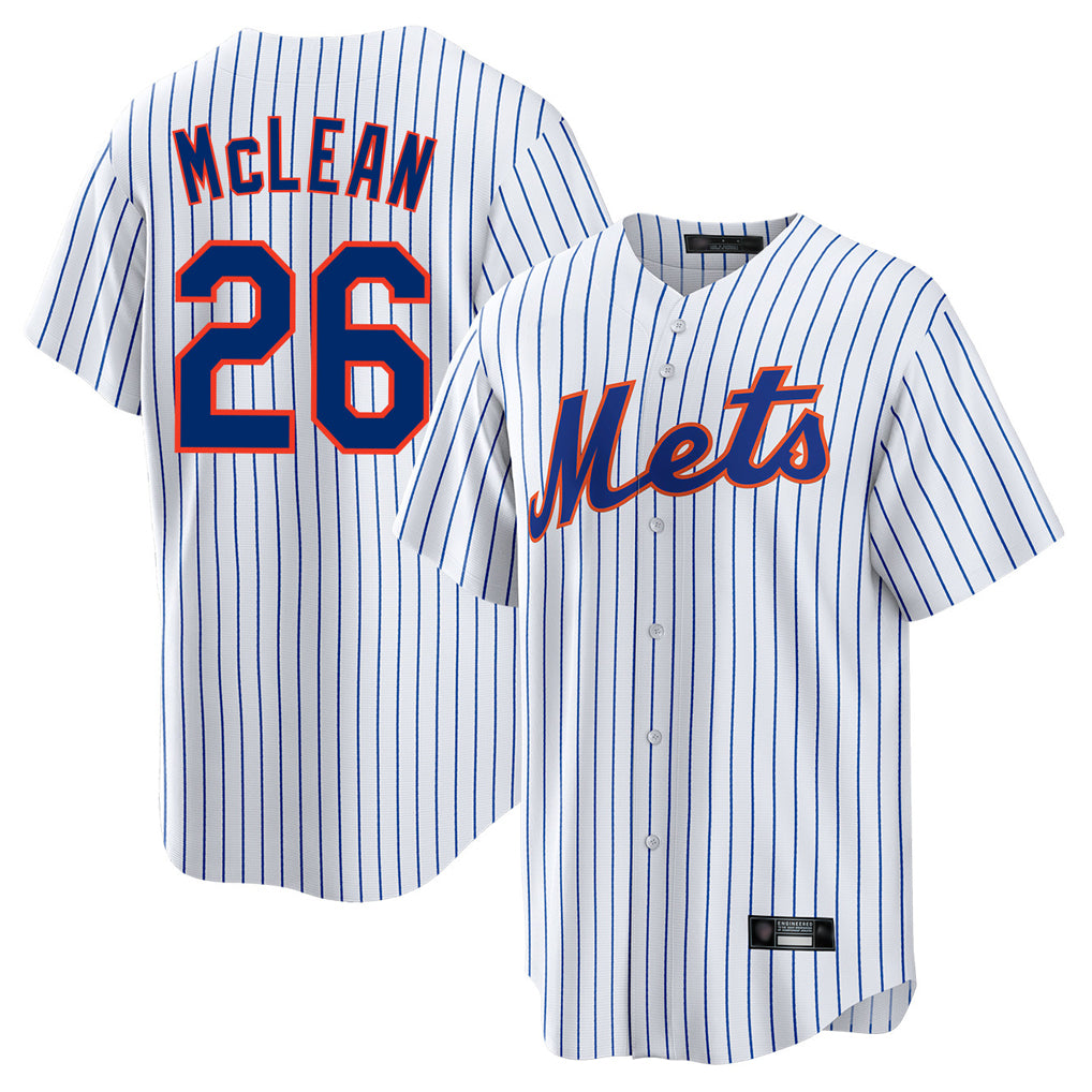 Odoa NY.Mets #26 Nolan McLean Player White Home Game Stitched Jerseys