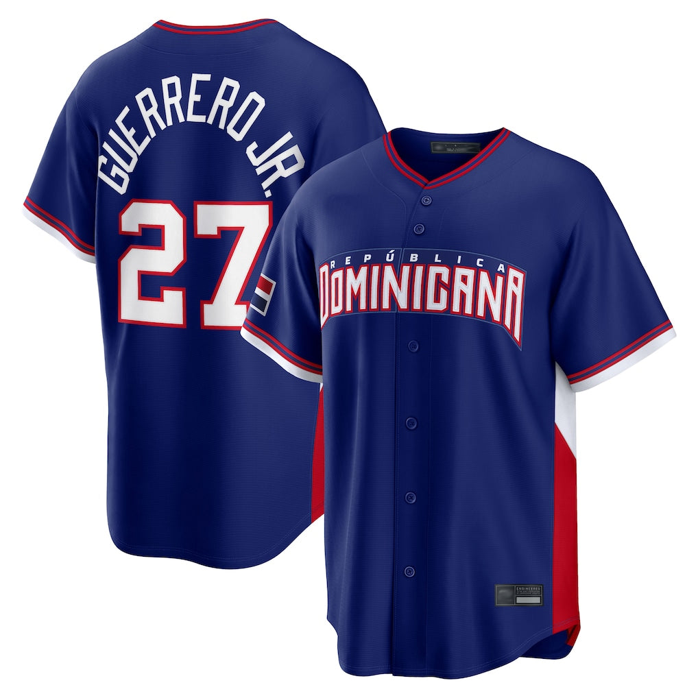 Odoa NY.Mets #27 Mark Vientos Player Royal 2026 World Classic Home Limited Stitched Jerseys