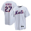 Odoa NY.Mets #27 Mark Vientos Player White Home Game Stitched Jerseys