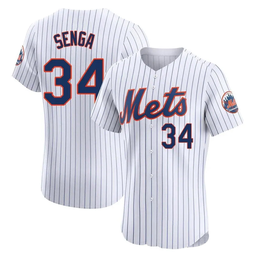 Odoa NY.Mets #34 Kodai Senga Player White Home Limited Elite Stitched Jerseys