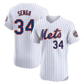 Odoa NY.Mets #34 Kodai Senga Player White Home Limited Elite Stitched Jerseys