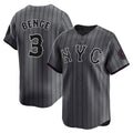 Odoa NY.Mets #3 Carson Benge Player Gray City Connect Limited Stitched Jerseys